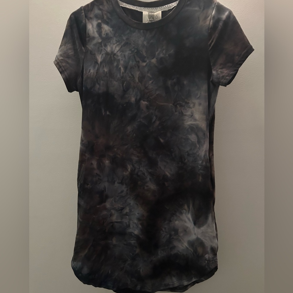 Marble Effect Short Sleeve Tee